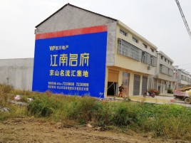  靖江农村墙体广告在不同形式上面展现的不同特色