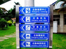  靖江标识导向系统设计需要掌握的四大元素
