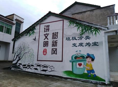 靖江墙绘是现在流行的墙体广告