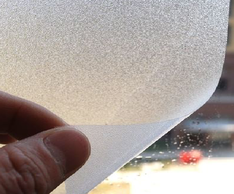  靖江玻璃门外面粘广告用什么材料好？