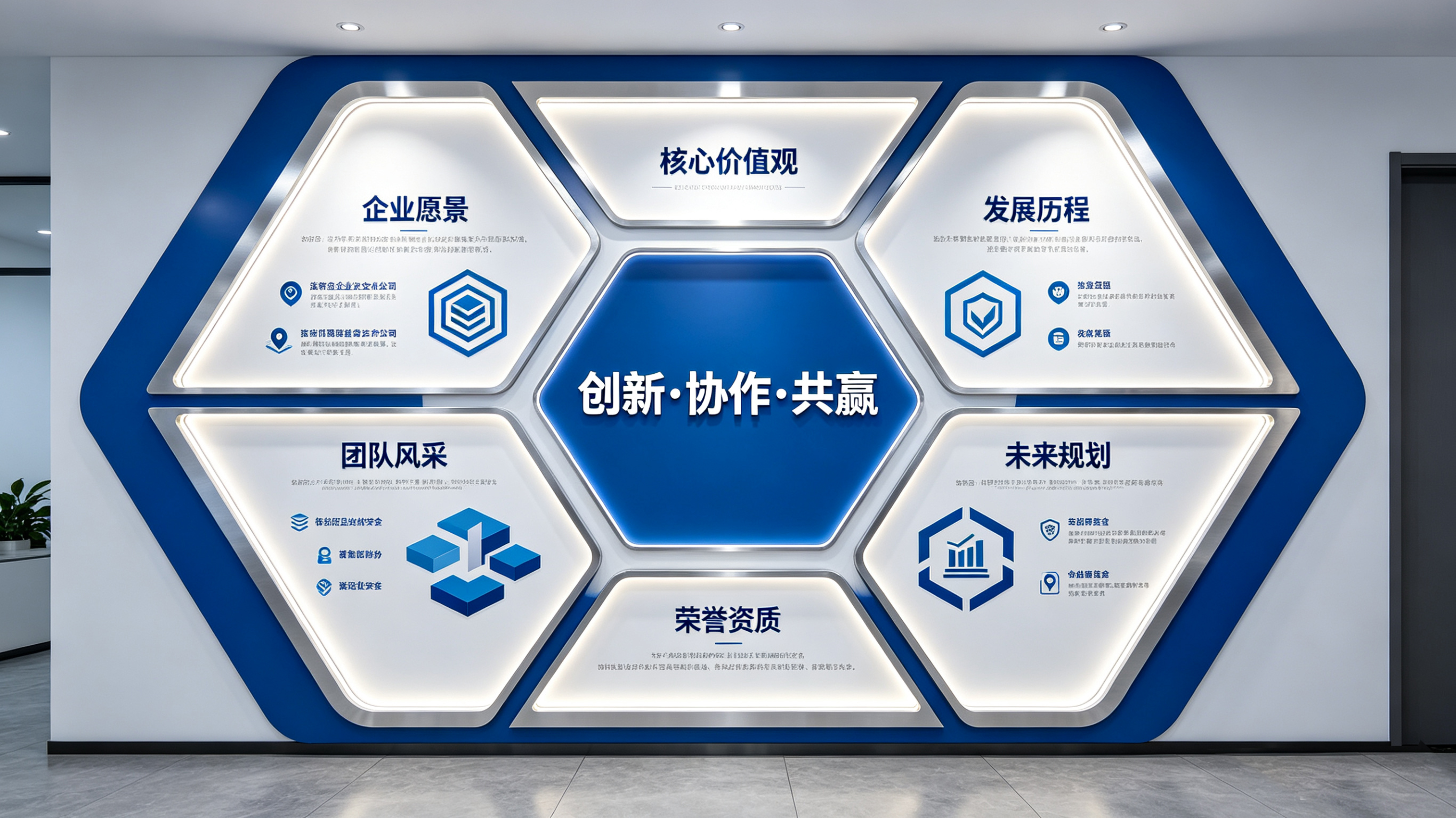  靖江企业文化墙六边形避坑指南（新手常犯5个错误）
